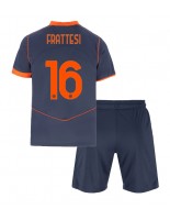Inter Milan Davide Frattesi #16 Kolmaspaita Lasten 2025-26 Lyhythihainen (+ shortsit)